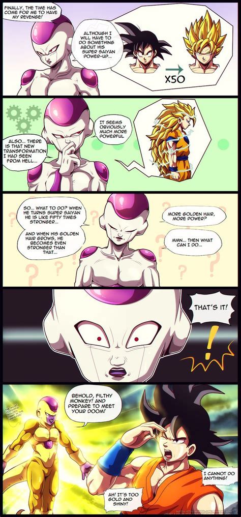 1 > Posted on 30 September 2016, 13:45 by: Nearphotison Uploader Comment Both versions of the comic from nearhentai.com The second version had Frieza with a dick, while in the original he's smooth down there like in the show. Take your pick, based on your preference. Posted on 04 October 2015, 23:43 by: Martacusso Score +468 